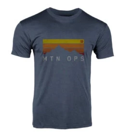 MTN Ops Mens Short Sleeve Indigo Dusk Tee