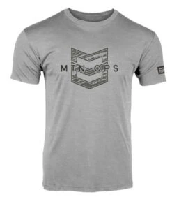 MTN Ops Men's Pennant Short Sleeve Tee - Heather Gray